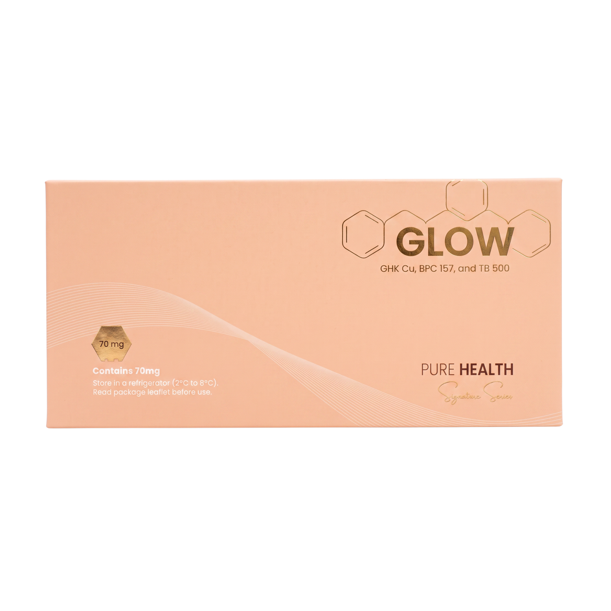 Glow Peptide Pen - GHK CU, BPC 157, TB500
