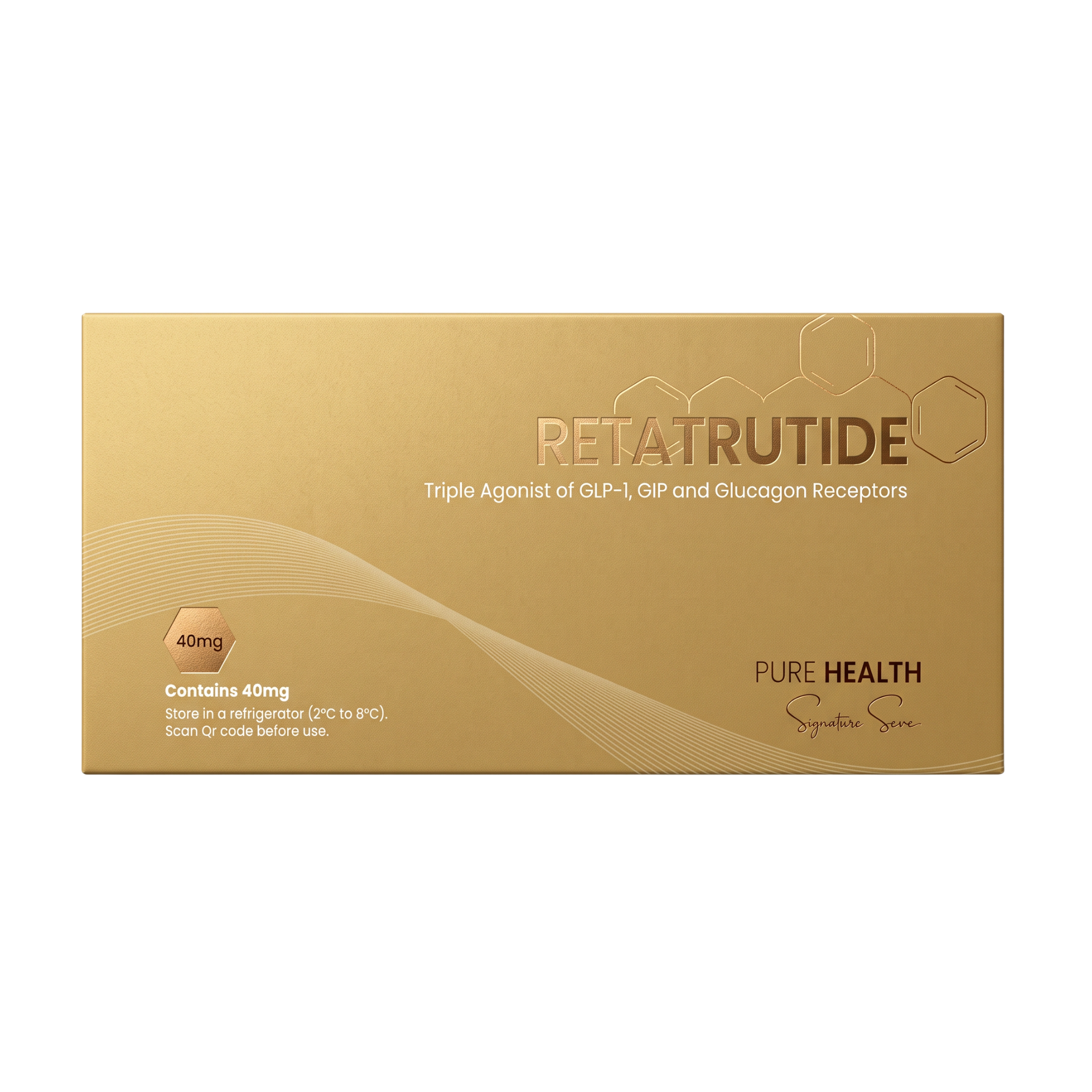 Retatrutide 40mg | Triple-Action Peptide Therapy